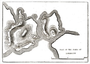 'Plan of the Forts of Bomarsund', 1854. Creator: Unknown.
