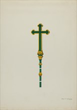 Processional Cross, c. 1936.