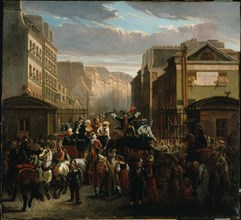 Descent of the courtiers, 1842.