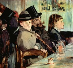 At the Café, ca 1878. Creator: Manet, Édouard (1832-1883).