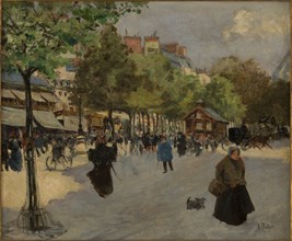 Le boulevard de Clichy, c1895.