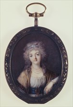 Portrait of a young woman, c1790.