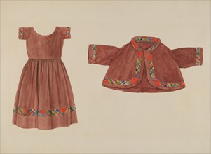 Child's Dress and Jacket, c. 1937.