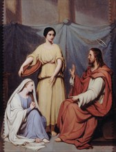 Jesus with Martha and Mary, c1841.