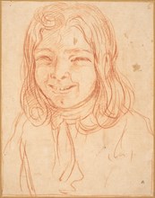 A Smiling Boy with Flowing Hair, c. 1700.