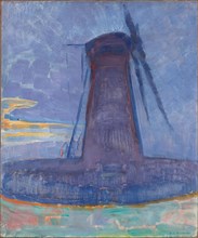 Mill in Domburg, 1908. Creator: Mondrian, Piet (1872-1944).