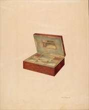 Jewelry or Sewing Box, c. 1937.