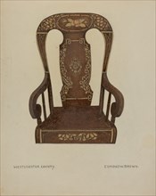 Pa. German Rocking Chair, c. 1937.