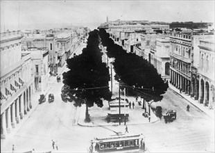 Cuba. Street Scene In Havana, 1911.