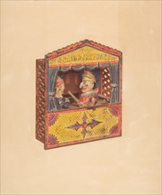 Punch and Judy Penny Bank, c. 1939.