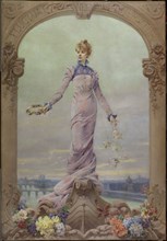 Allegory of the city of Paris, 1901.