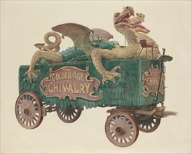 Age of Chivalry Circus Wagon, c. 1938.