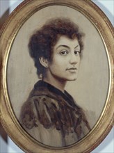 Portrait of Gabrielle Sand-Palazzi, c1886.