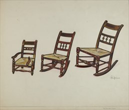 The Three Bear's Chairs, c. 1937.