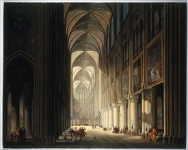Interior view of Notre-Dame, in 1789, 1789.