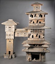 Model of a Multistory House, 25-220. Creator: Chinese Master.