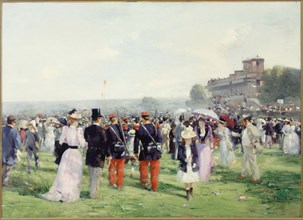 End of race in Auteuil, c1888 — 1898.