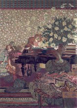Figures in an interior. Music, 1896.