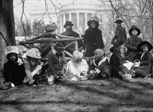 Easter Egg Rolling, White House, 1911.