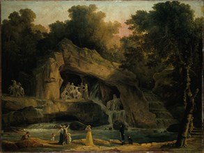 Les Bains d'Apollon à Versailles, 1803.