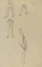 Four Fantastic Forms [recto], 1884-1888.