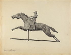 Horse and Rider Weather Vane, 1935/1942.