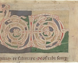 Initials V and D, third quarter 12th century.