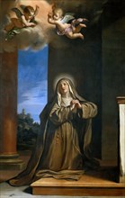 Saint Margaret of Cortona, 1648. Creator: Guercino (1591-1666).