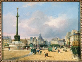 Place de la Bastille, c1840.