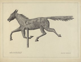 Prairie Horse Weather Vane, c. 1936.