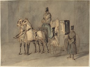 Carriage with Driver and Groom: Autumn.