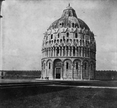 Baptistery, Pisa, Italy, between 1890 and 1925.
