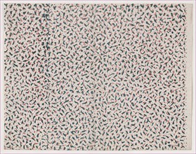 Sheet with overall abstract pattern, 19th century.