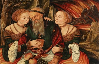 Lot and his Daughters, c. 1570. Private Collection.