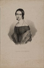 Portrait of Clara Schumann (1819-1896), 1842. Private Collection.