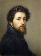 Self-Portrait, c. 1837. Creator: Carnovali, Giovanni (1804-1873).