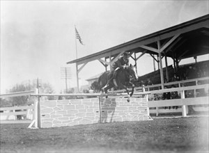 Horse Shows - Melvin Hazen Jumping, 1912.