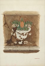 Wall Painting - Pineapple Motif, c. 1937.
