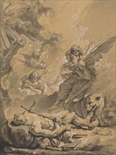 Death of Saint Jerome, 18th century.