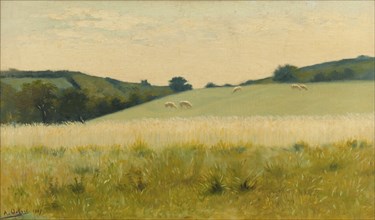 In the fields of Dielette (Manche), 1887.