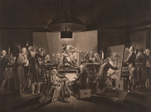 The Life Class of the Vienna Academy, 1790.