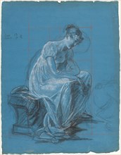 Seated Woman (recto), c. 1815.