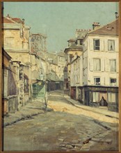 Rue Norvins in Montmartre, c1899.