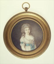 Portrait of a young woman, c1795.