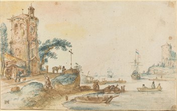 Scene with a Tower to the Left, c. 1620.