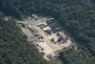 Singleton Forest oil well, West Sussex, 2016.