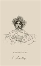 Portrait of Frances Trollope (1779-1863) , 1839. Private Collection.