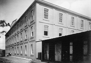 Puerto Rico - Tobacco Farm; Building, 1912. Creator: Harris & Ewing.
