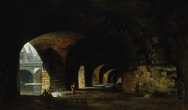 The vault of Quai de Gesvres, 1815.