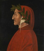 Portrait of Dante Alighieri (1265-1321), c. 1500. Creator: Anonymous.